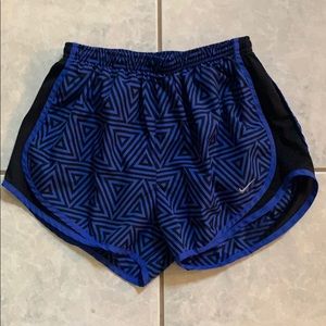 Nike Tempo Shorts - M - blue black